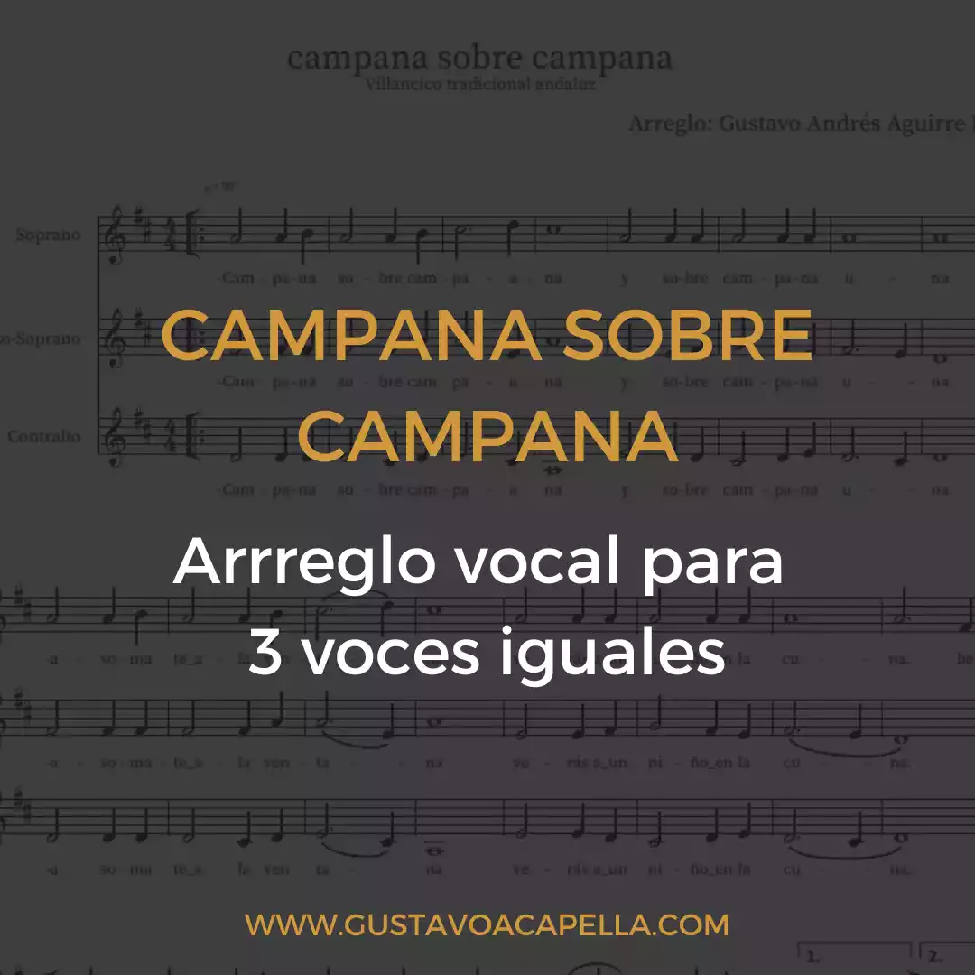 Portada del arreglo Campana sobre campana