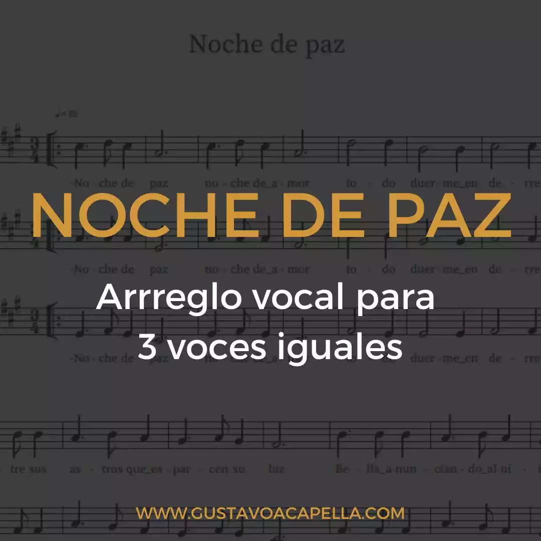 Portada del arreglo Noche de paz
